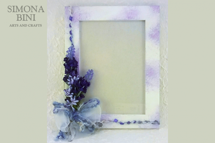 Cornice con lavanda –  Picture frame with lavender