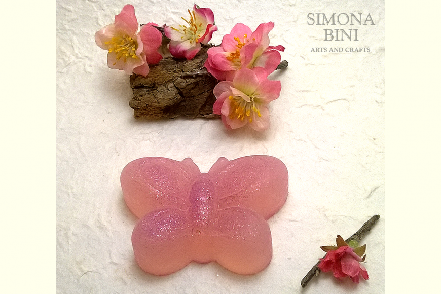 Sapone a forma di farfalla – Butterfly soap