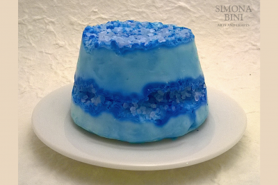 Saponetta blu con sale – Blue soap with salt