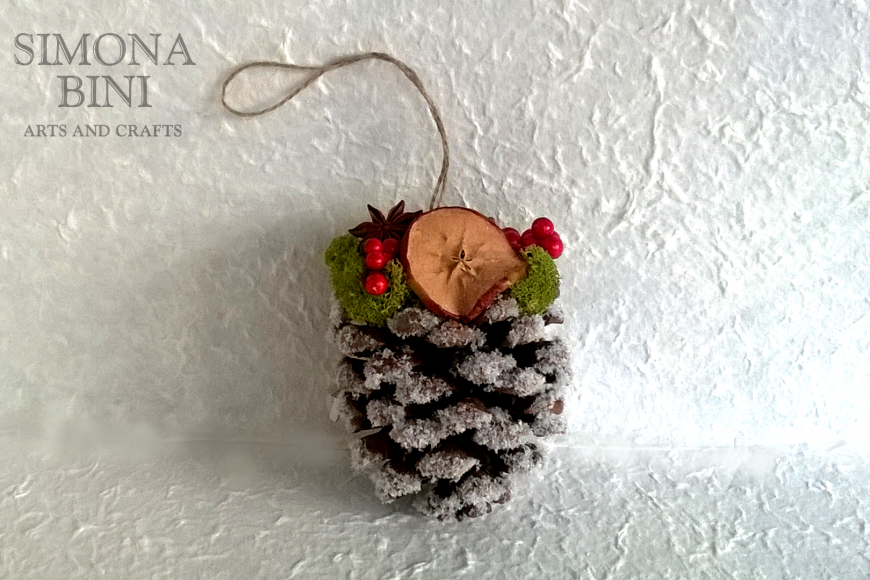 Pigne natalizie – Christmas pine cones