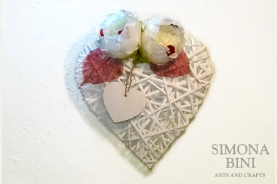 Ghirlanda per San Valentino – Wreath for Valentine’s Day