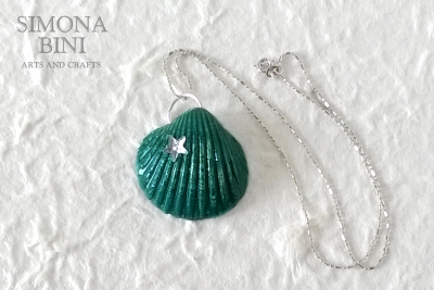 GIOIELLI VENUTI DAL MARE – Ciondolo verde – Green pendant from the sea