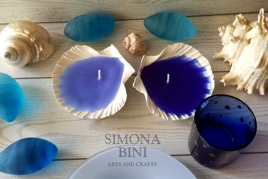 Candele marine blu – Blu sea candles