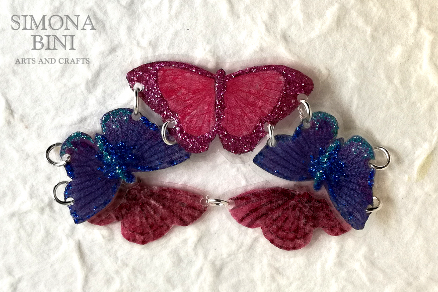 Un bracciale primaverile con farfalline – A spring bracelet with butterflies