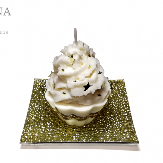 Una candela a forma di cupcake – TUTORIAL